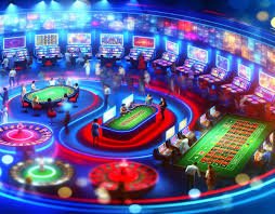 Ilustrasi permainan slot digital yang tersedia di platform geraitoto